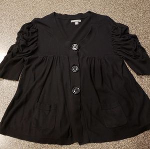 Apt. 9 Tops - Apt 9 Black short sleeve cardigan Apt. 9 Tops - Apt 9 Black short sleeve cardigan